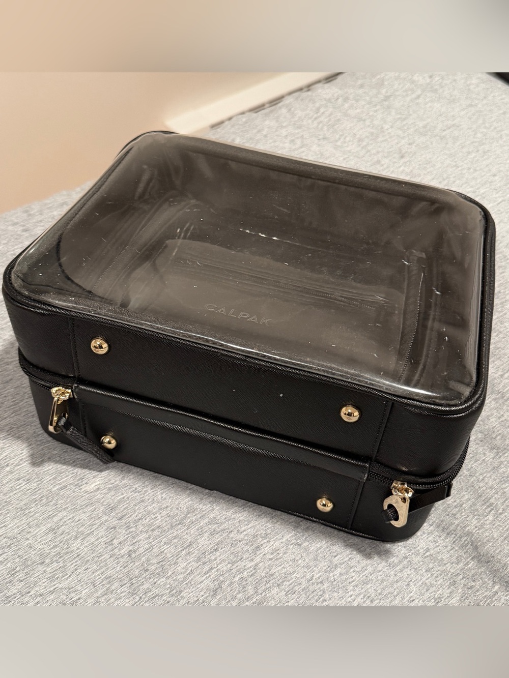 Calpak clear cosmetics/toiletry case - Picture 4 of 4